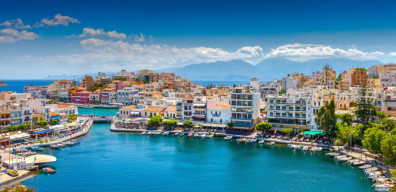 Agios Nikolaos，克里特岛，希腊
